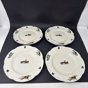 Set of 4 Johnson Brothers Brookshire Ducks Luncheon Plates 8 3/4” England